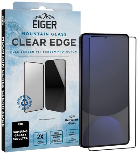 Eiger Galaxy S25 Ultra Clear Edge 3D Glass Screen Protector