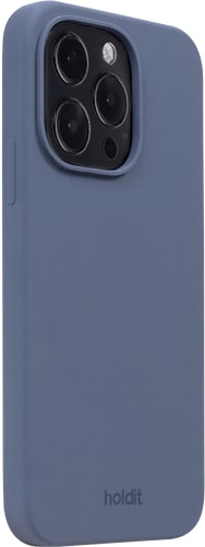 Holdit iPhone 14 Pro Silicone Case Blue