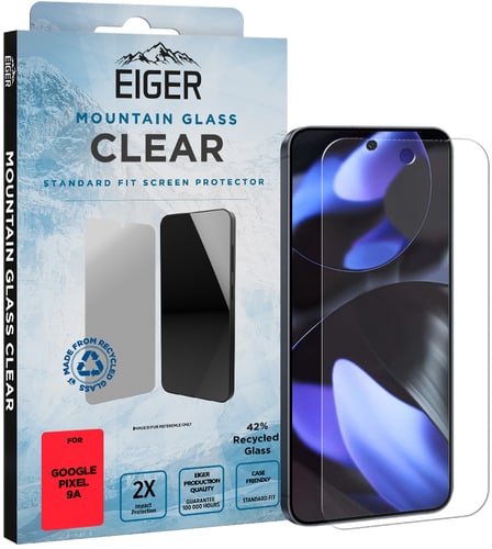 Eiger Pixel 9a Clear Glass Screen Protector