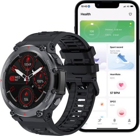 KSIX OSLO Smartwatch Black