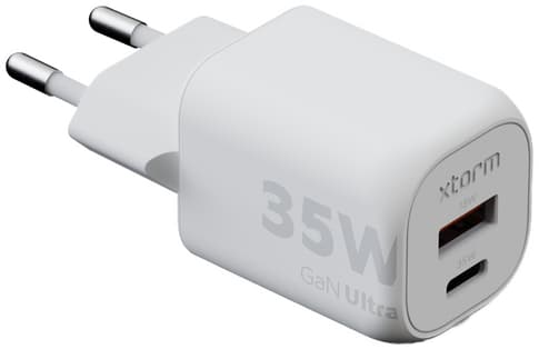 Xtorm GAN Charger XE035 2-port white