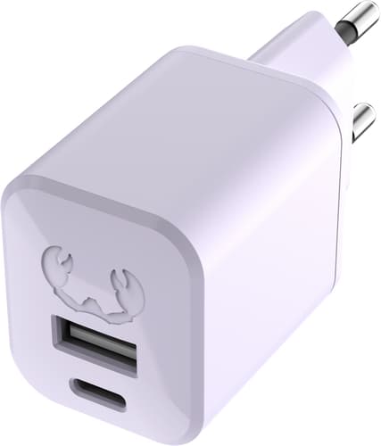 Fresh'N Rebel Mini Charger USB C + A 30W Dreamy Lilac