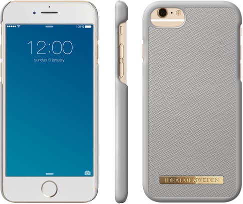 iDeal of Sweden iPhone 7/8 Cover Safiano Grey