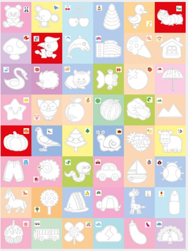 Apfelkiste Cut-and-Color Craft Set for Kids
