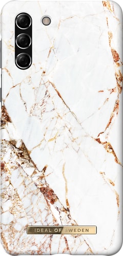 iDeal of Sweden Galaxy S21+ Cover Marble White/Gold