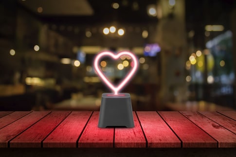 Neon Beat Mini Speaker Love