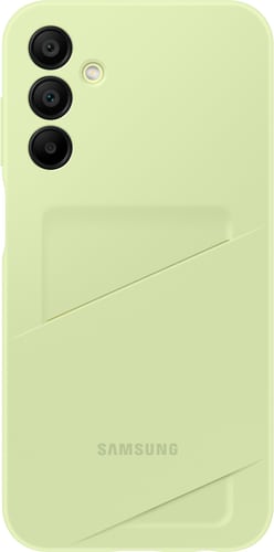 Samsung Galaxy A15 Silicone Backcover Card Slot Lime