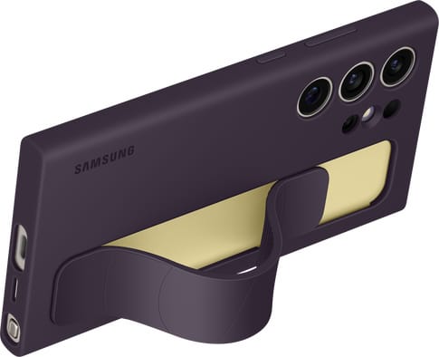 Samsung Galaxy S24 Ultra Standing Grip Backcover Dark Violet