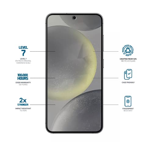 Eiger Galaxy S24 FE Standard Fit Mountain Screen Protector