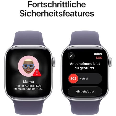 Apple Watch Series 11&nbsp;GPS&nbsp;42mm&nbsp;Silver Alu w Purple SB - M/L