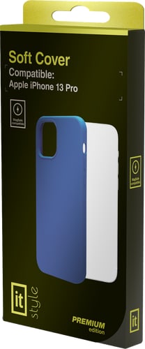 itStyle Premium iPhone 13 Pro Silicon Case MagSafe Navy blue