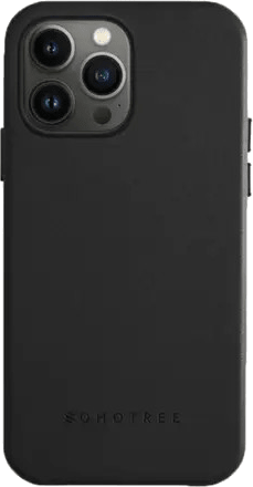 SOHOTREE iPhone 13 Pro Max Apple Leather Backcover Fuji black