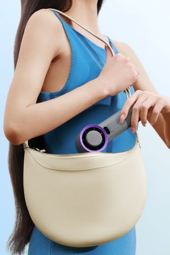 NowGo Hand Fan Cooling M57 Purple