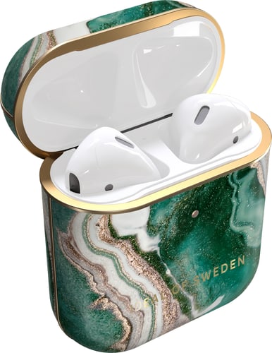 iDeal of Sweden Airpods Hard Case Marble Green