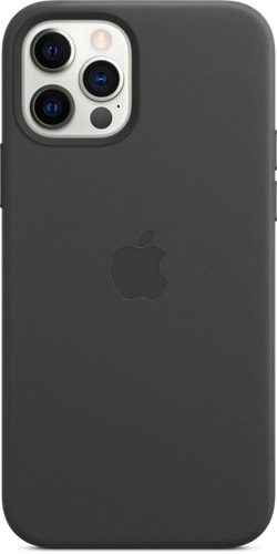 iPhone 12/12 Pro Leather Backcover with MagSafe Black