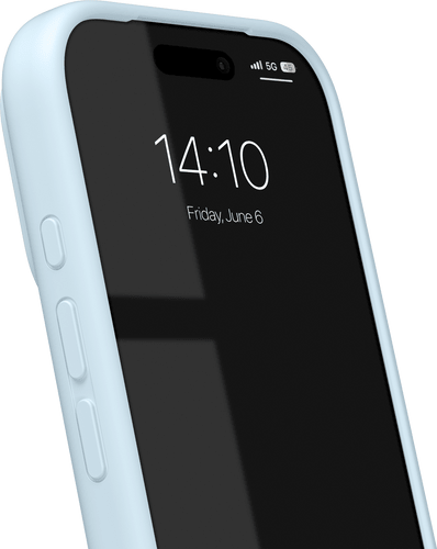 iDeal of Sweden Silicone Case iPhone 18 Pro Light Blue