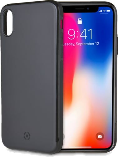 Celly iPhone X/Xs Ultra Thin Magnetic Backcover black