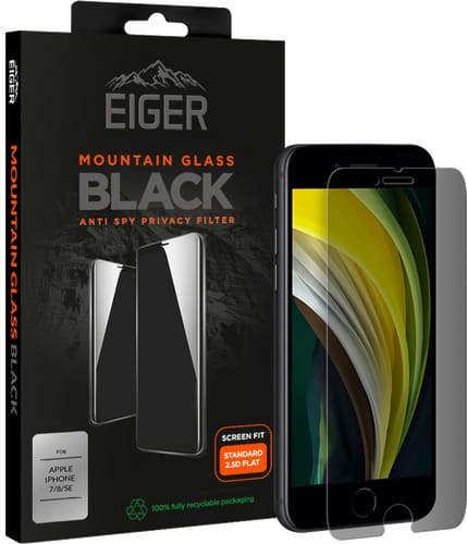 Eiger iPhone SE2020/8/7/6s/6 Standard Fit Glass Privacy