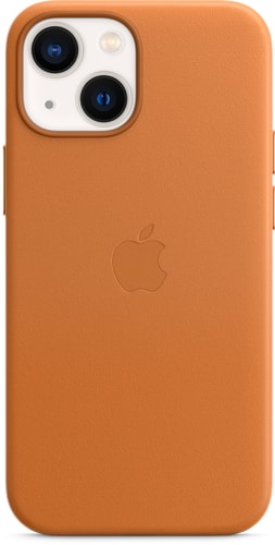 iPhone 13 mini Leather Backcover with MagSafe Golden Brown
