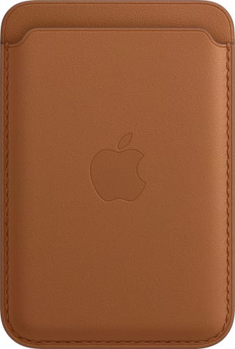 Apple iPhone Leather Wallet with MagSafe Saddle Brown