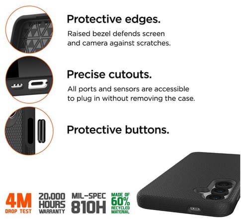 Eiger Galaxy S25+ / S24+ North Backcover Black (b2b)