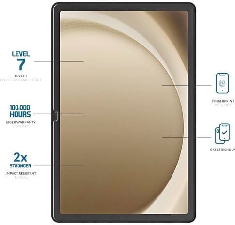 Eiger Galaxy Tab A9+ Mountain Glass Screen Protector (b2b)