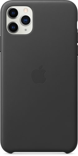 Apple iPhone 11 Pro Max Leather Backcover black