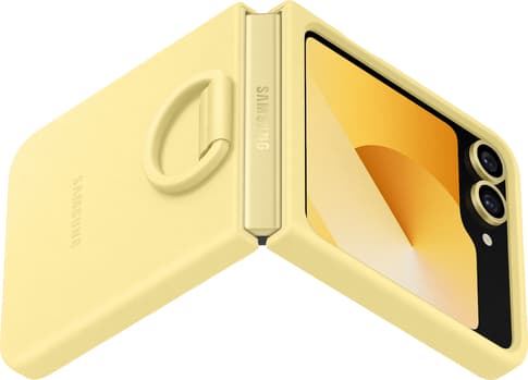 Samsung Z Flip6 Silicone Backcover Yellow
