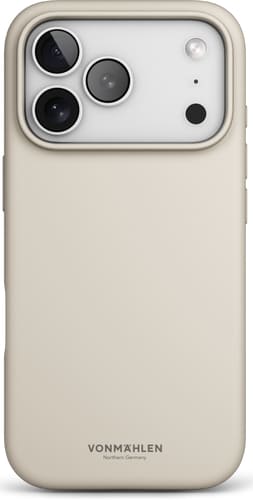 Vonmählen iPhone 17 Pro Max Silicone Backcover Cream