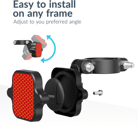 Beeep Bicycle Reflector Tracker Apple Find My & Android Black