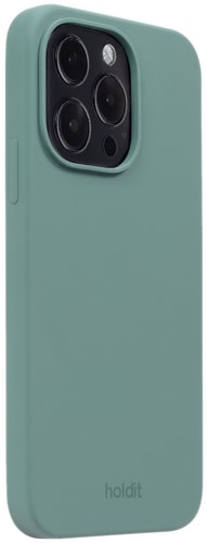 Holdit iPhone 15 Pro Silicone Backcover Moss Green