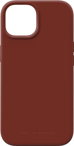 iDeal of Sweden iPhone 15 Silicone Backcover Dark Amber