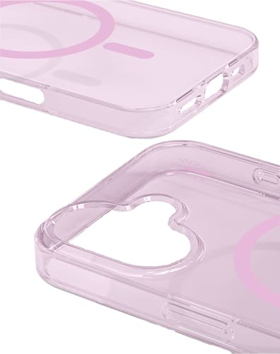 Ideal of Sweden iPhone 16 Silicone Clear MS Backcover Light Pink