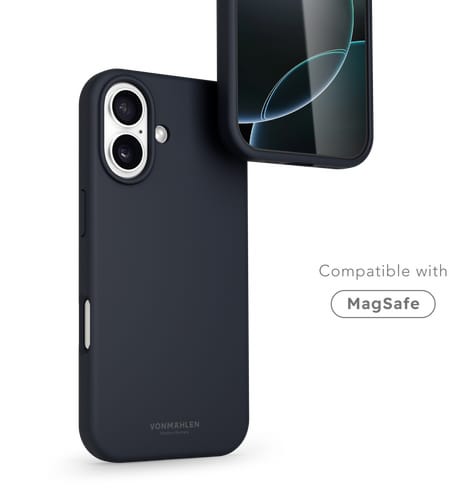 Vonmählen iPhone 17 Silicone Backcover Navy