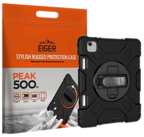 Eiger Apple iPad Air 11" (25 / 24) Drop Protection Case Peak 500m black (b2b)