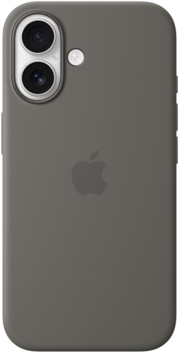 Apple iPhone 16 Plus Silicone MS Backcover Stone Gray
