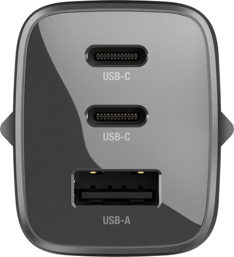 Fresh'N Rebel  67W PD Charger USB-A+2x USB-C Storm Grey
