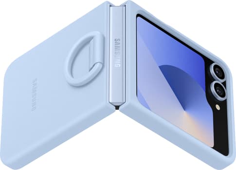 Samsung Z Flip6 Silicone Backcover Blue
