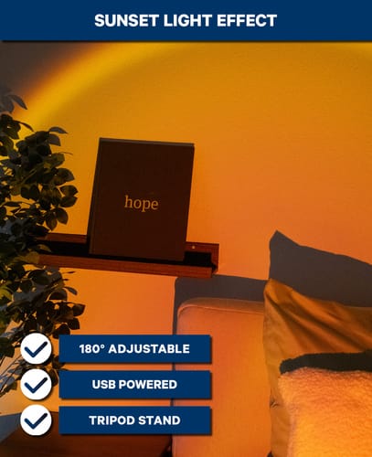 AK Kisten Basics Sunset Projector Lamp USB