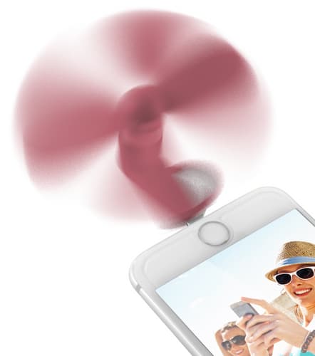 itStyle Funny Air Micro USB Lightning Adapt. pink