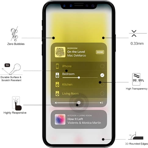 Eiger iPhone XI screen protector 3D Glas
