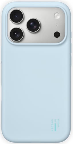 iDeal of Sweden Silicone Case iPhone 18 Pro Light Blue