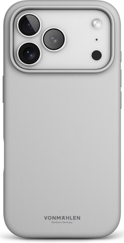 Vonmählen iPhone 17 Pro Max Silicone Backcover Light Gray