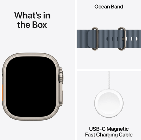 Apple Watch Ultra 3 GPS+Cell 49mm Natural Tit Anchor Blue OB
