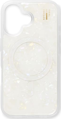 Ideal of Sweden iPhone 16 Pearlized MS Backcover White