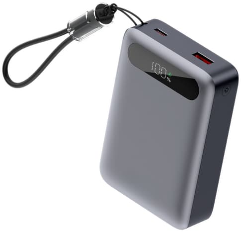 ITSTYLE 20000mAh Powerbank Mini with Display Grey