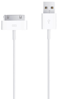 Bulk Orig. Apple Data Cable 30-pin white (1m)