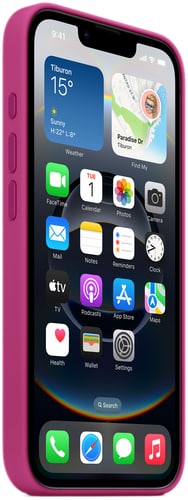 Apple iPhone 16e Silicone Backcover Fuchsia