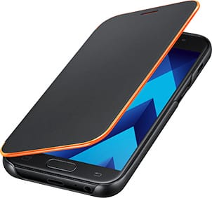 Samsung Galaxy A3 (2017) Neon Flip-Cover black