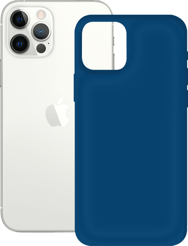 itStyle iPhone 12/12 Pro Backcover Silicon Blue